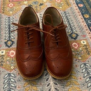 Classic Brown Lace up Oxford Shoes